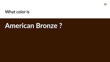 American Bronze color #391802 hex color - Brown color - Cool color 391802