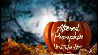 Altered Pumking Youtube Hop by Katja