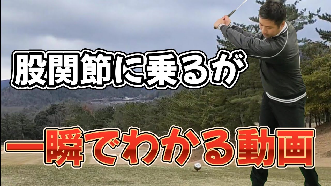 股関節に乗るが一瞬でわかる動画