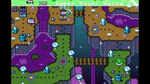 SMW Custom Overworld - New Super Yoshi World 2