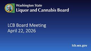 LCB Board Meeting - April 22, 2026