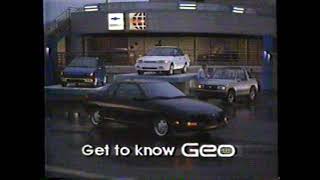 1990 Geo a new line of imported cars "Get to know GEO" TV Commercial Geo Automotive Northport Al