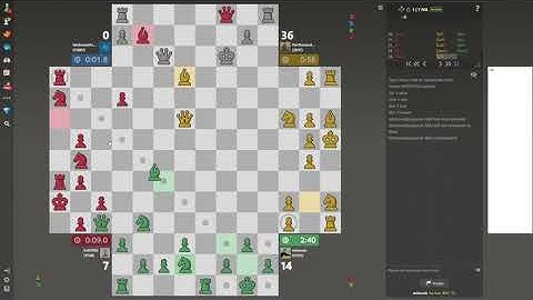 Chess game with 4 players chess variant