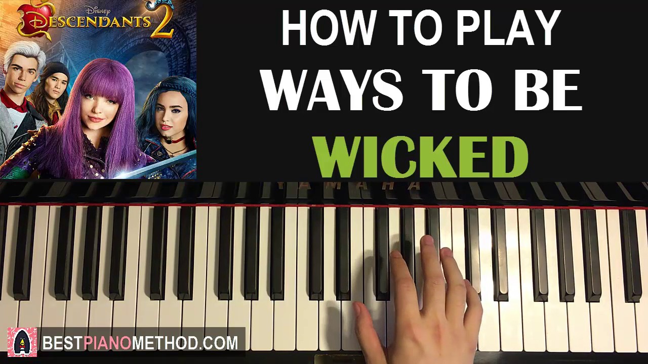 Ways To Be Wicked Piano Sheet Music Free