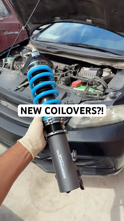 Honda Civic Gets New Coilovers Installed! #automechanic #automobile #honda #mods