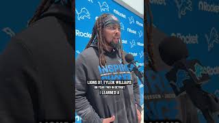 Lions DT Tyleik Williams says experience helps in Year Two: ‘I'm just playing faster, more fluid’