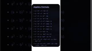 #algebra formulas#basic math#math