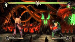 MK9 - Captain_Beast_ -vs- TylerLantern - 2 Online Fights - Mortal Kombat 9 (2011)