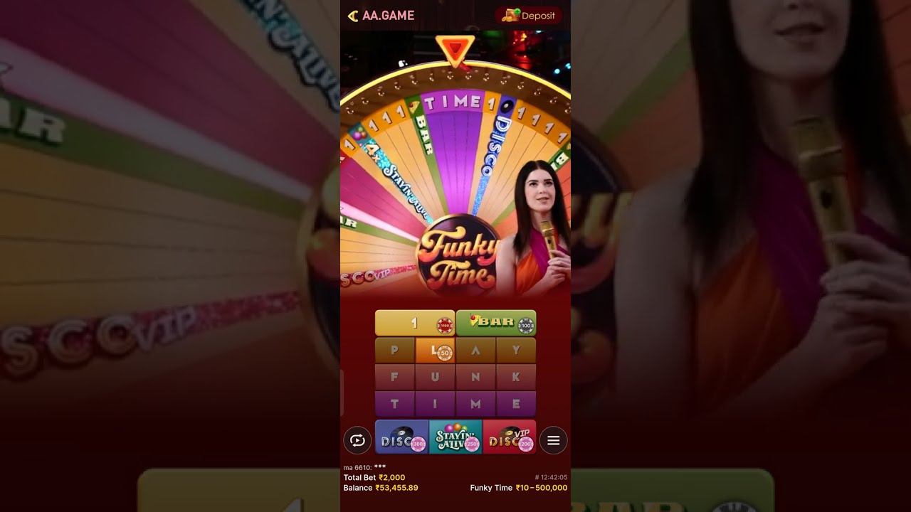 Aa game Funky time game, Funky time game,funky time winning trick,funky time win,