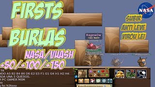 12 MINUTOS de First com Burla & First Nasa + Subindo anti leve (50/100/150 RATOS) || TRANSFORMICE