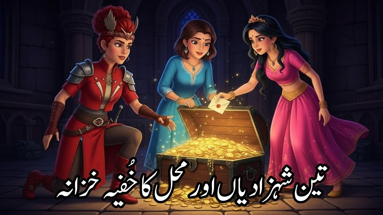Heart touching Urdu Story | 3 Princess Story | Urdu fairytale | Top Stories | Urdu kahaniyan | Fairy