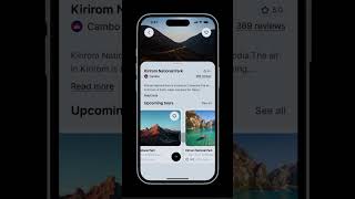 “Designing a Travel App UI ✈️” #figma #uidesign #uiux #shorts