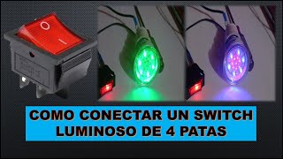 How to Connect a Four-Prong Illuminated Switch