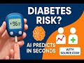 AI Diabetes Prediction System | Python Machine Learning Project | GlucoGuard