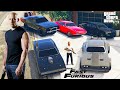 GTA 5 - Stealing Dominic Toretto&#39;s Luxury Cars with Franklin! (Real Life Cars #128)