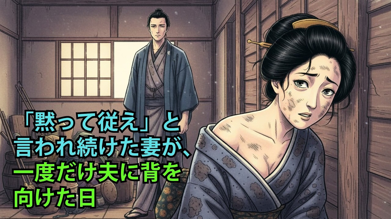「黙って従え」と言われ続けた妻が、一度だけ夫に背を向けた日