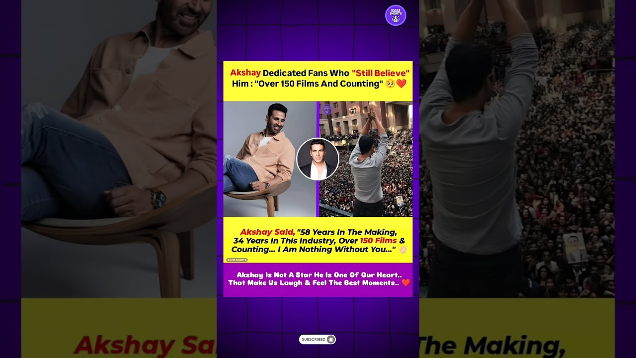 Akshay Kumar Gets Emotional 💔 “Over 150 Films & Still Counting” | True Legend Of Bollywood 🙌❤️ 