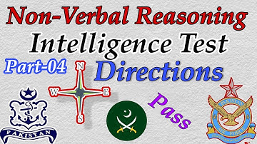 Directions Non-Verbal Reasoning Question |  PMA/AMC/AFNS/Navy/GDP/PAF/Army/PAF/Navy| Cool Education