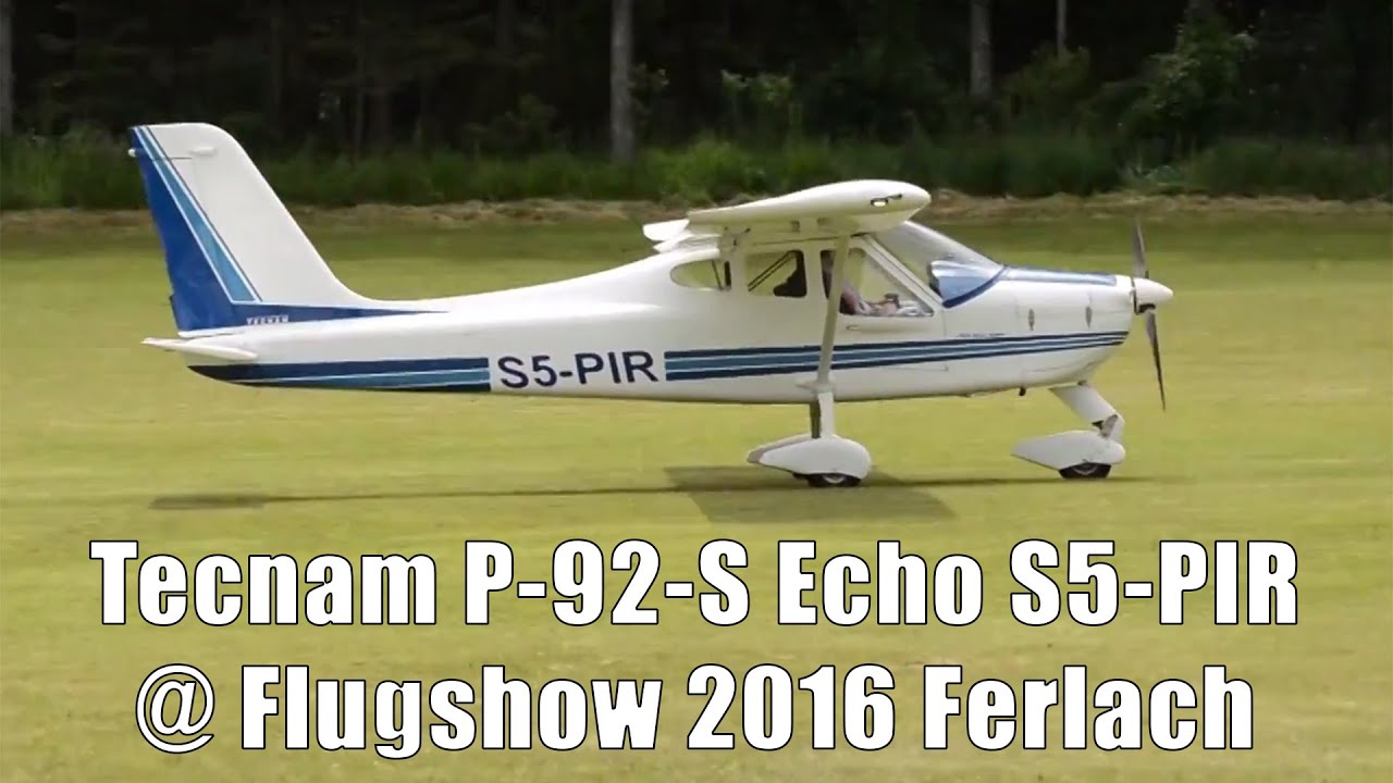 Tecnam P-92-S Echo S5-PIR bei der Flugshow 2016 Ferlach