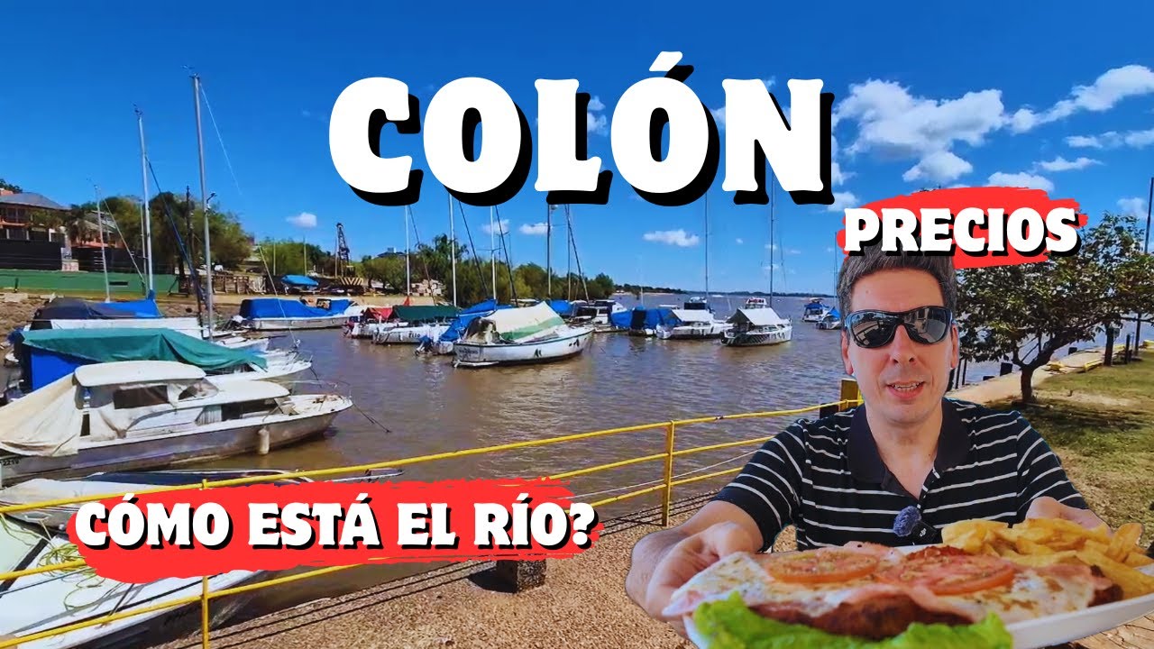 CÓMO está el RÍO URUGUAY ❓ Visitamos el CLUB PIEDRAS COLORADAS y zona del PUERTO. COLÓN | E.R. 🇦🇷