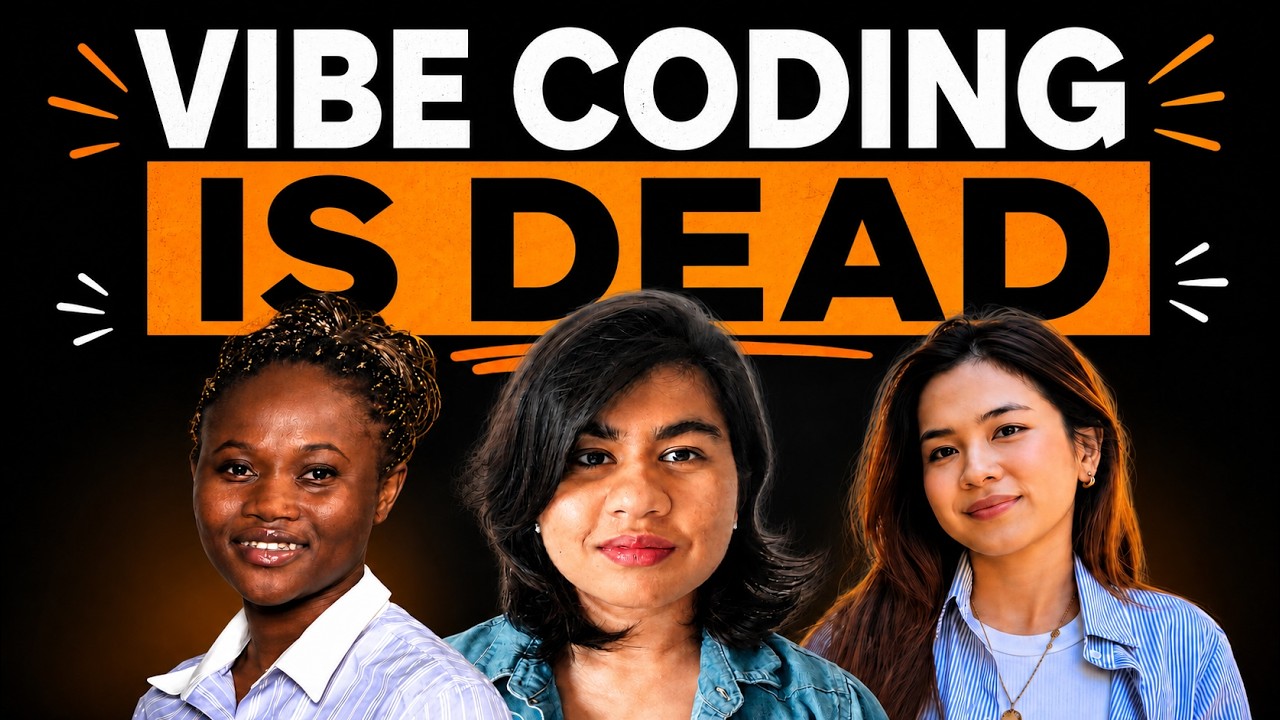 Thumbnail for Forget Vibe Coding. This Is How Real AI B2B Products Get Built | AI Product Management