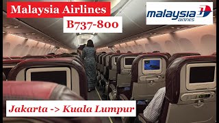 Malaysia Airlines | B737-800: Jakarta to Kuala Lumpur (Economy Class) - Flight Review