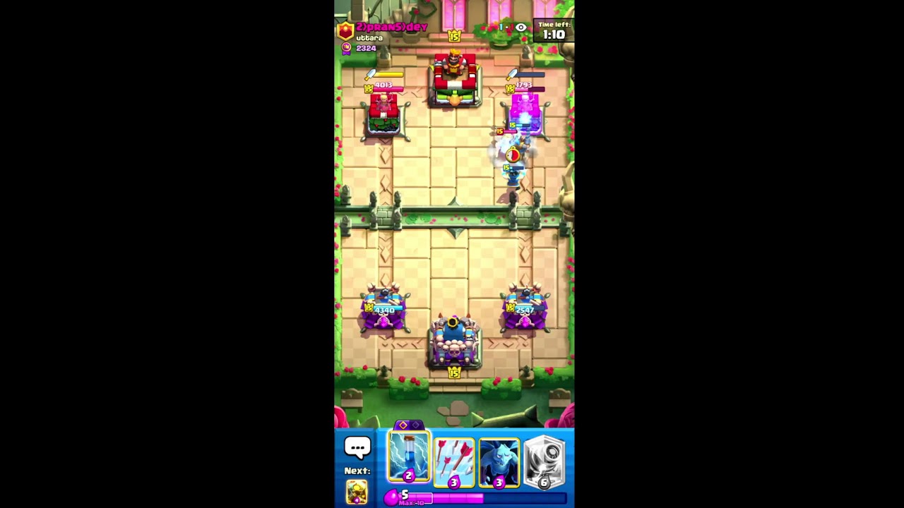 CLASH ROYALE TOP LADDER TILT (shorter stream) #shorts