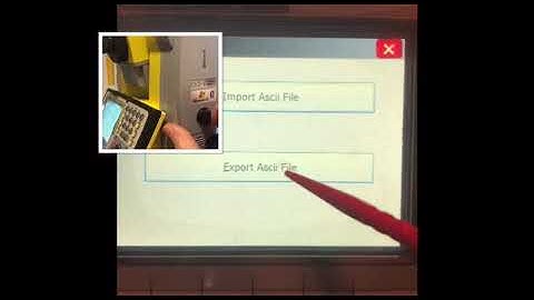 Carlson Surv PC onboard Carlson robot CR+ and downloading/export points to USB stick