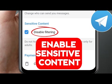 ENABLE Sensitive Content