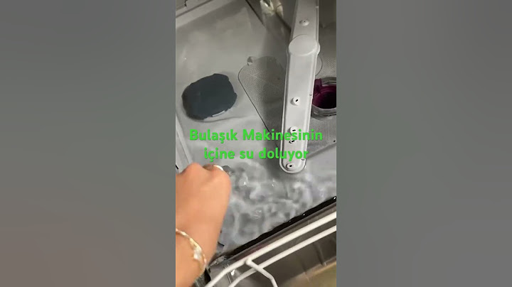 Bulaşık makinesinin içine su doluyor arızasının çözümü: Ventil veya kart arızası