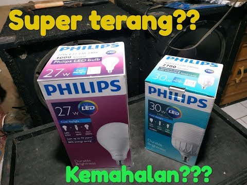 Comparison LED Philips 8w, 12w, Scene Switch 9,5w Color Change, 9w Brightness Change, 18w Genie. 