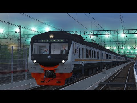 Вечерняя поездка от Подольска до Мск-Курская D2 | Trainz Simulator 2019