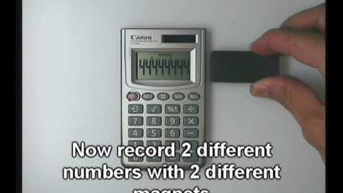 Magnets Have Memory!