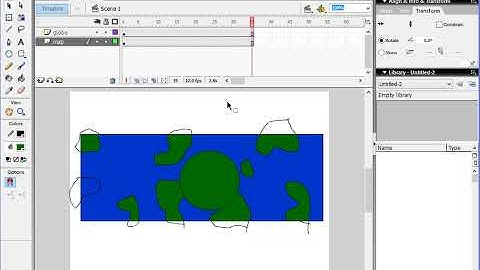 How to Make a Rotating Globe Map or Planet Using Flash