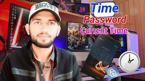 Screen Lock Time Password Android App | The Current Time Into A Lock | Automatic Change Password🔥
