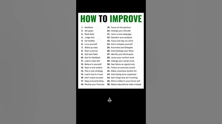 "How to Improve Yourself Every Day? (Life-Changing Tips) #selfimprovement #shortvideo thumbnail