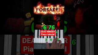 DEAD RINGER (FORSAKEN) Easy Piano Tutorial PRT 2 #shorts #forsaken #forsaken