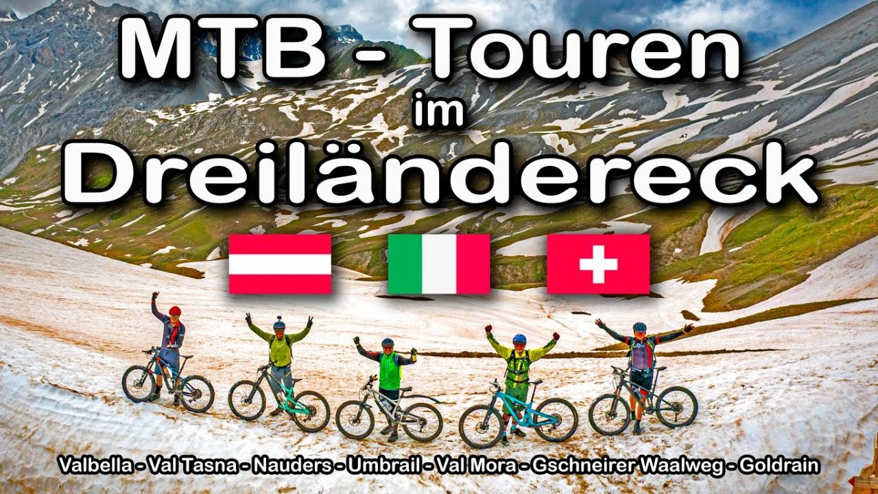 Mountainbiken im Dreiländereck Italien, Schweiz und