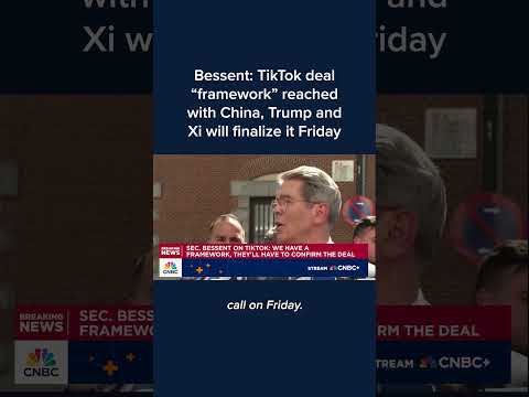 Bessent: TikTok deal 'framework' reached with China, Trump and Xi will finalize it Friday Episode cover