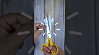 Easy Snowflake Cutting Trick 🔥❄️ #shorts