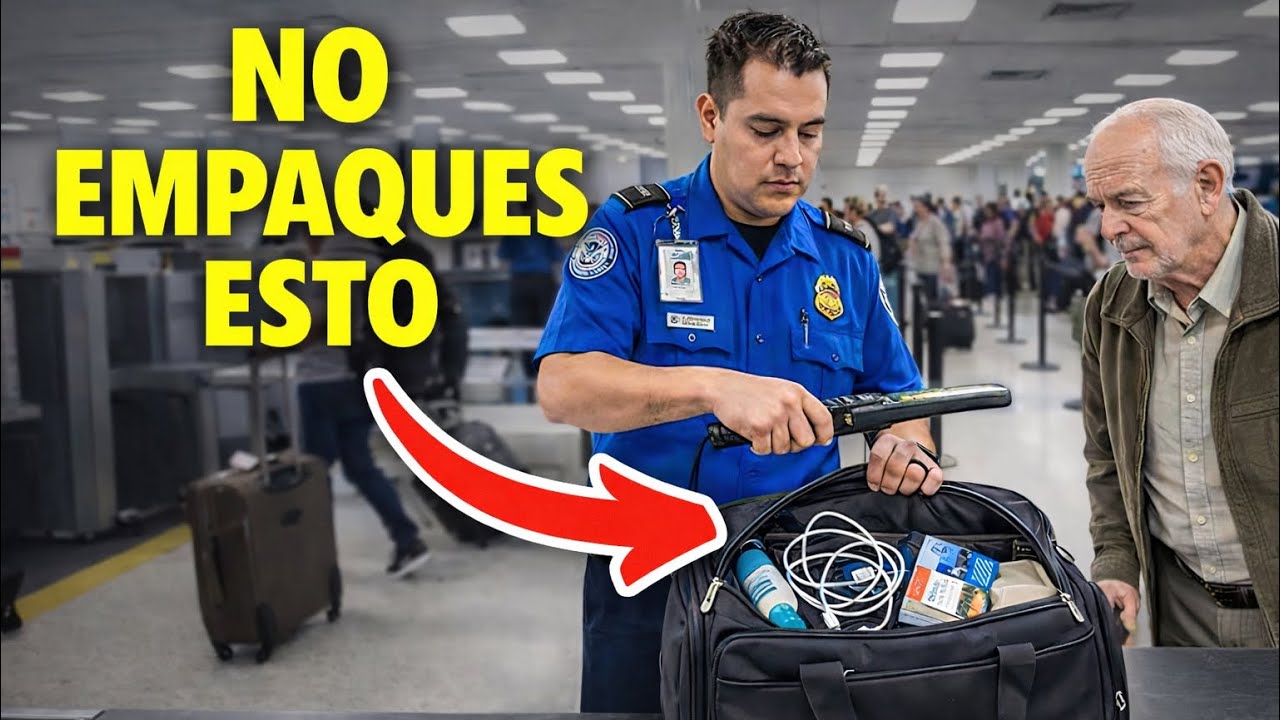 Adultos Mayores: Nuevas Reglas TSA 2026 (NO Lleven Estos 7 Artículos)