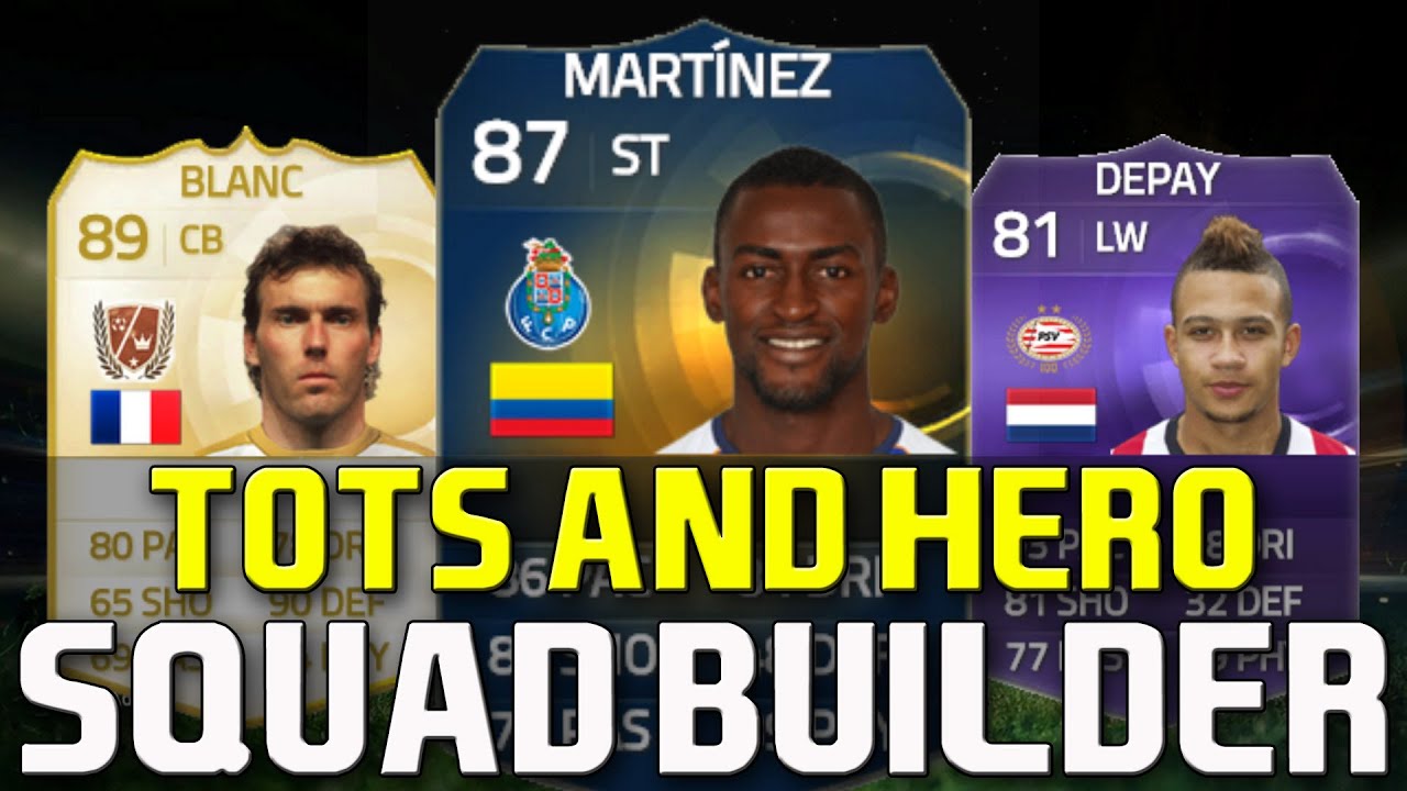 Fifa 15 - TOTS Hybrid Squad Builder ft 4 TOTS's 3 PURPLE CARDS and 2 LEGENDS!