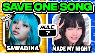 ⭐️⚔️ SAVE ONE DROP ONE: RANDOM RULE | SAVE ONE KPOP SONG | KPOP QUIZ - FUN KPOP GAMES 2026 screenshot 2