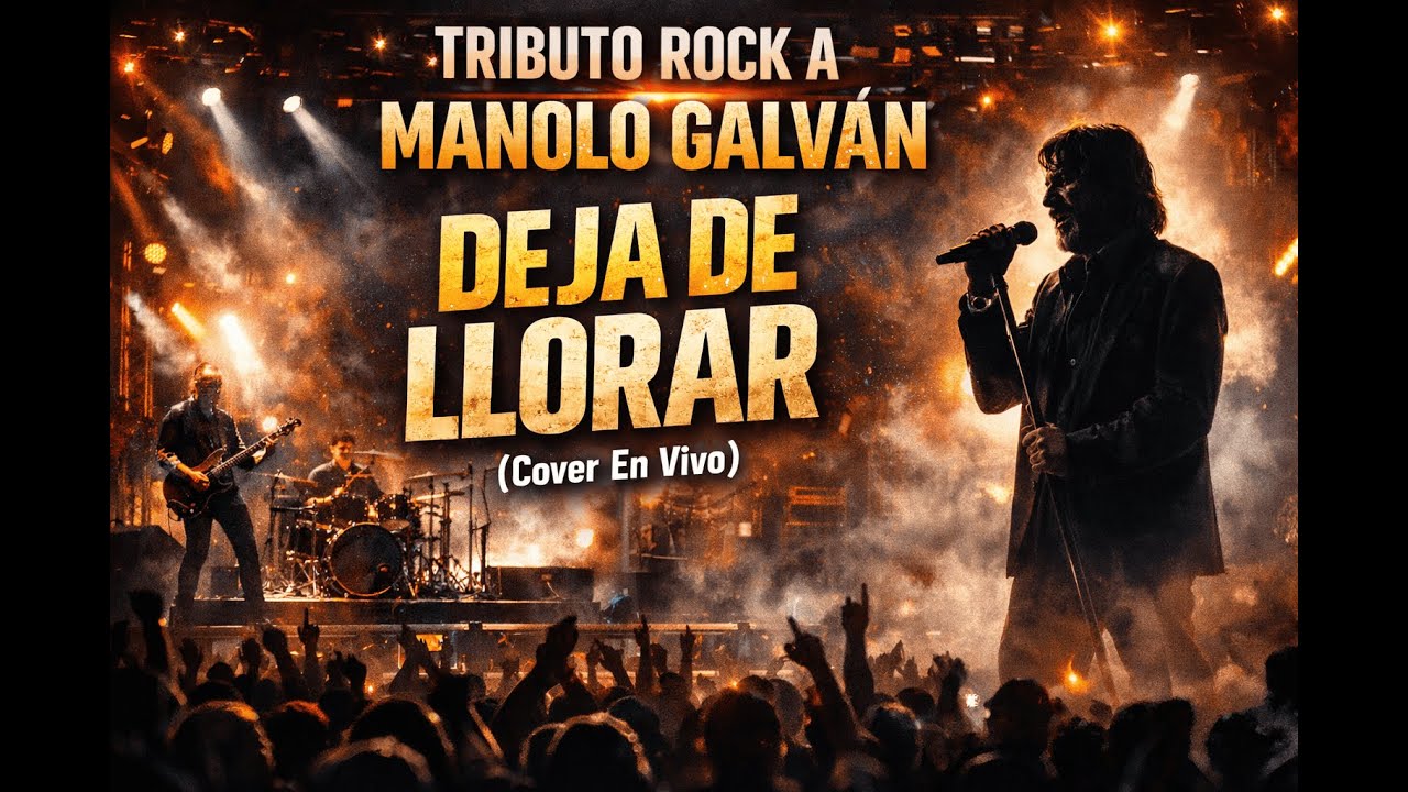 DEJA DE LLORAR POR MI - Manolo Galván (Rock Tribute)