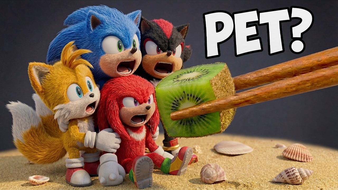 In Real Life, I Have Sonic, Shadow, Knuckles, Tails As a Pet