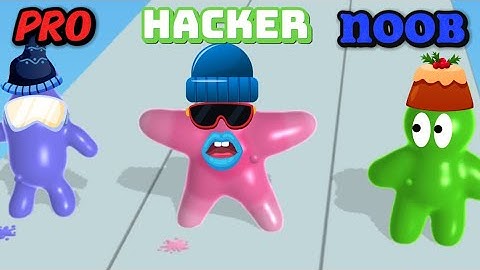 PRO 🆚 HACKERS 🆚 NOOB Blob Shifter 3D All Levels Walk Through Android and iOS Game Gameplay