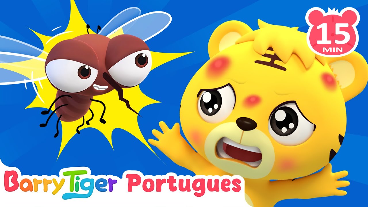 🦟😂 Mosquito Vai Embora | Canção Infantil Engraçada | Canções Infantis | BarryTiger