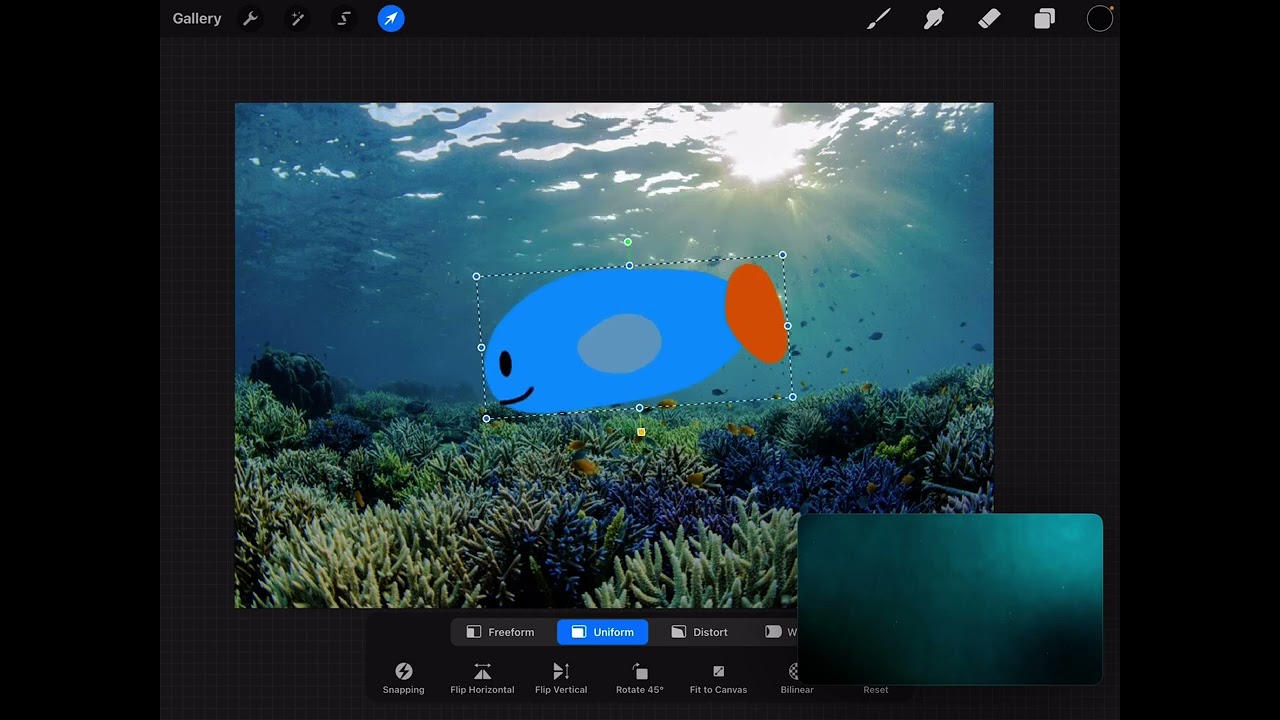 Goldtail damselfish🔱🪡🐟