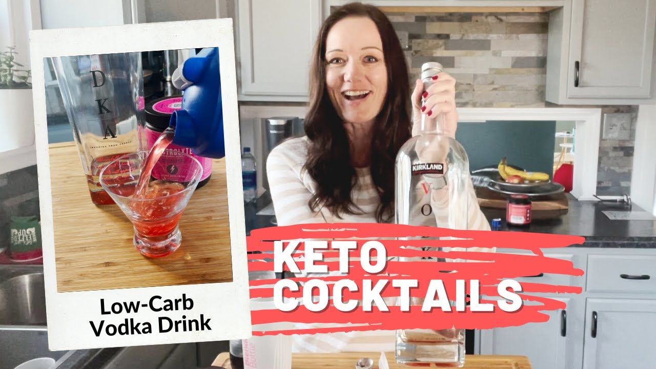 Keto Vodka Drinks! (LowCarb cocktails with Electrolytes) YouTube