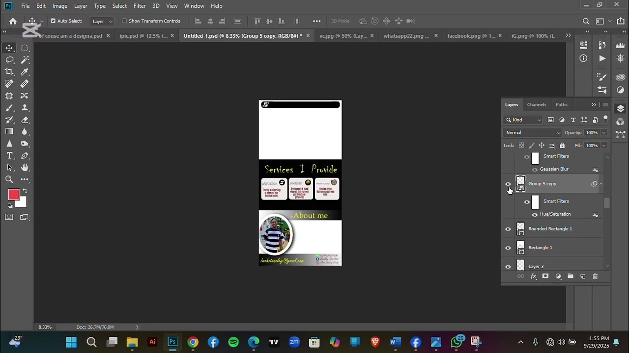 You too can grow rich. Be motivated. Design flyer with photoshop
